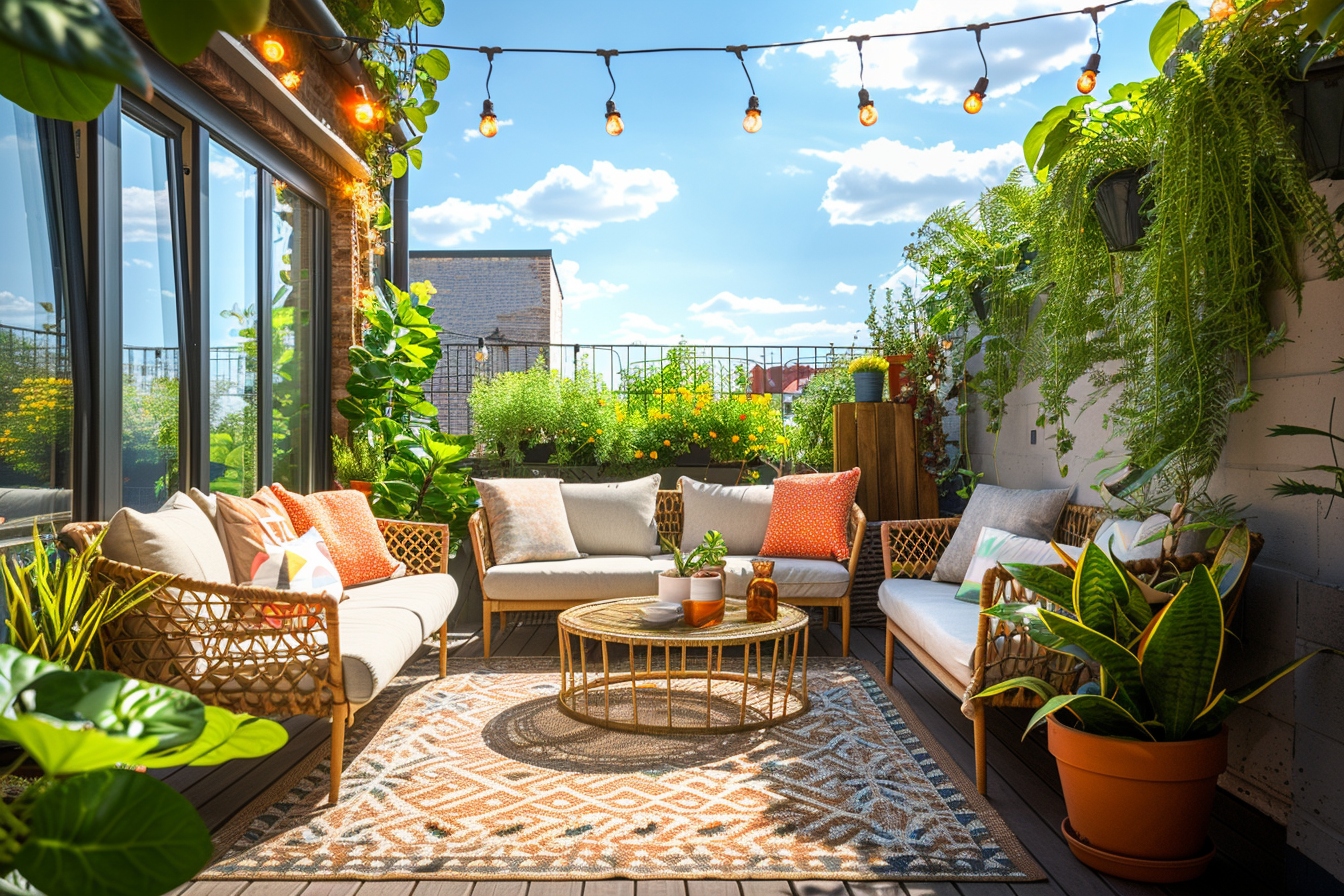 Amenagement petite veranda