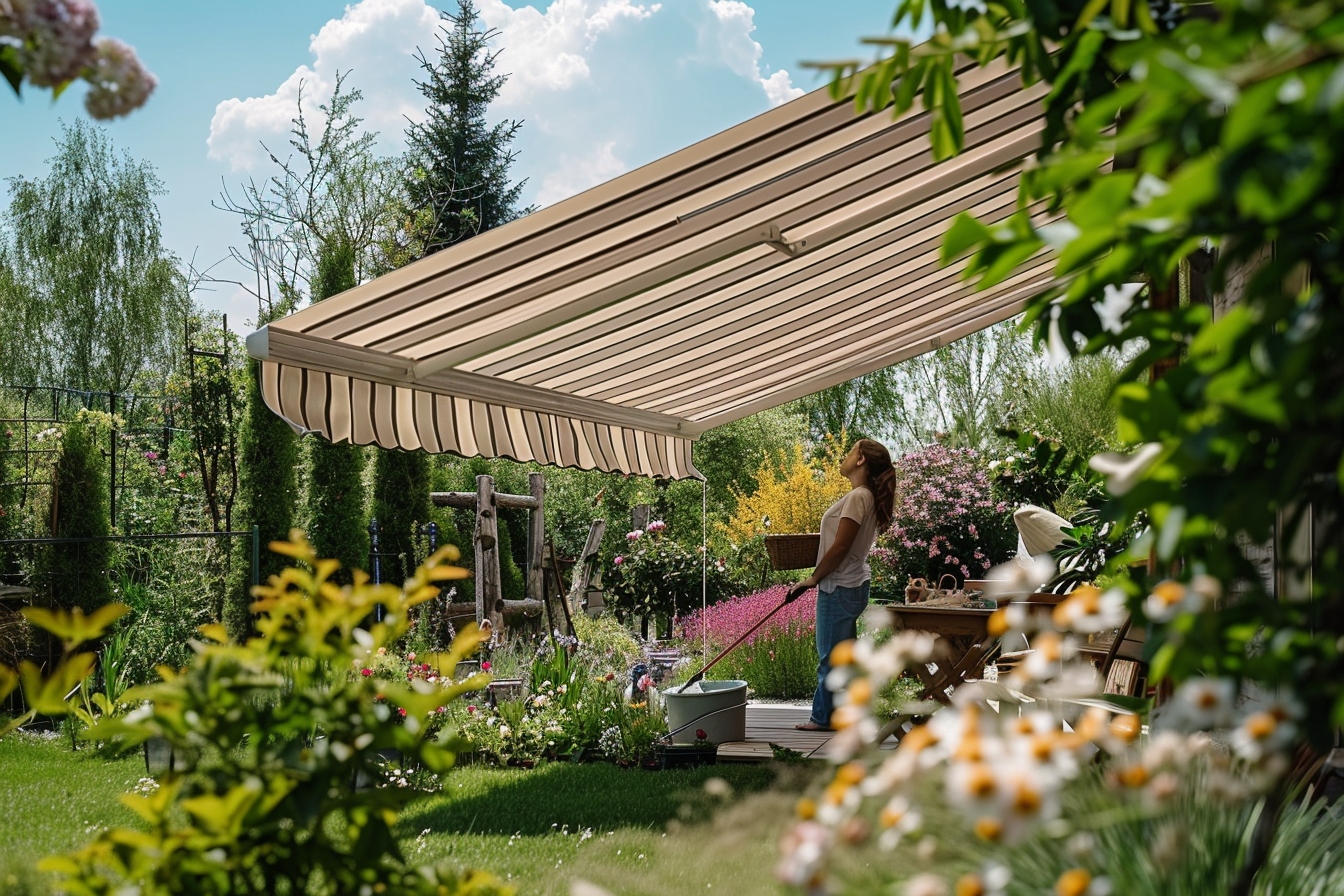 Comment entretenir un store toit véranda extérieur?