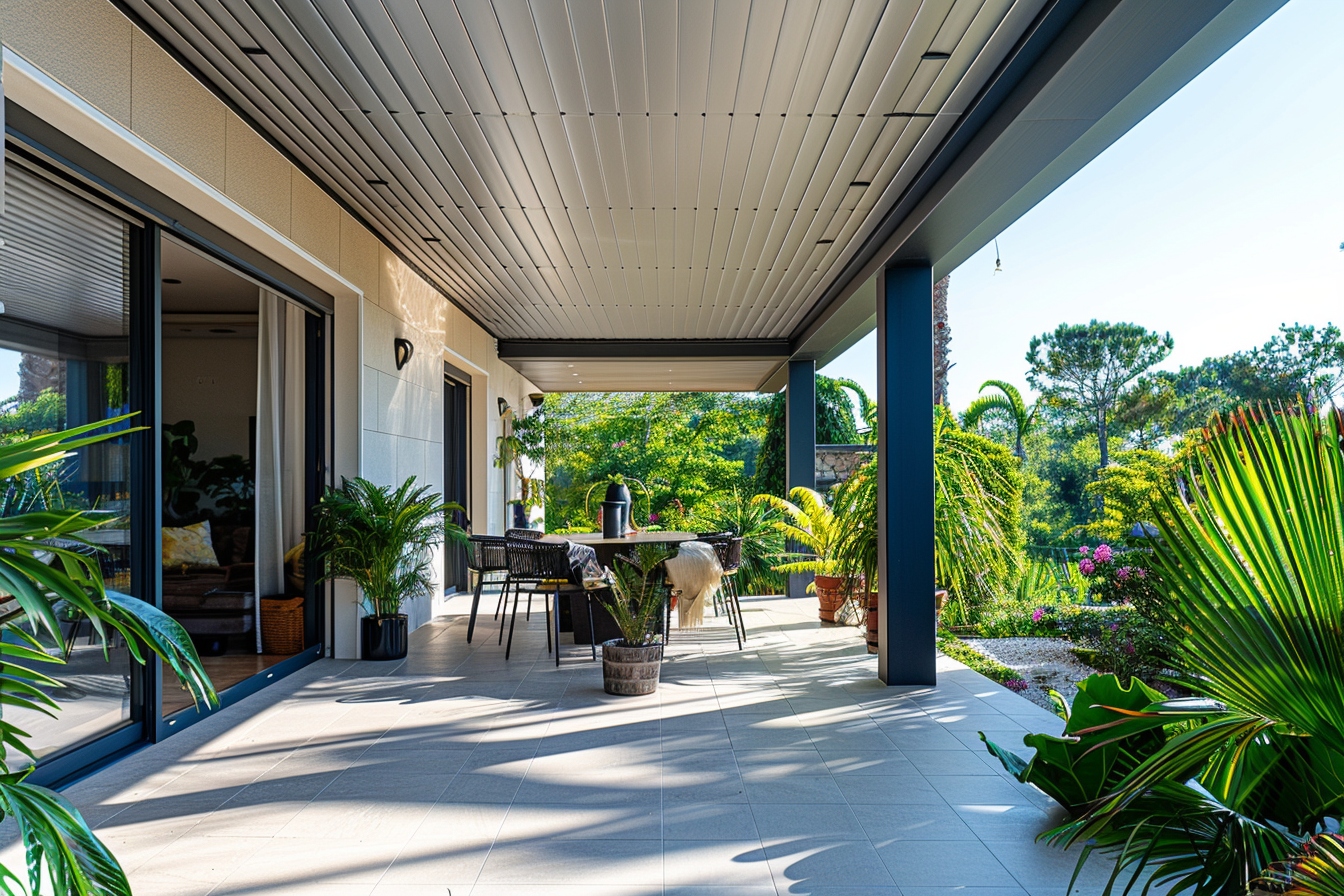Gouttière veranda