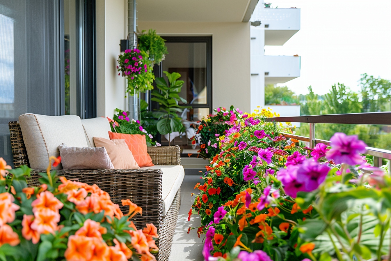 Véranda balcon appartement