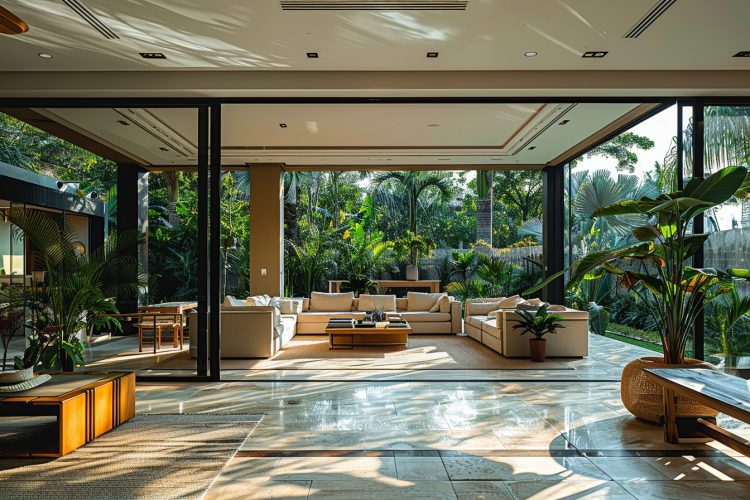 Véranda coulissante