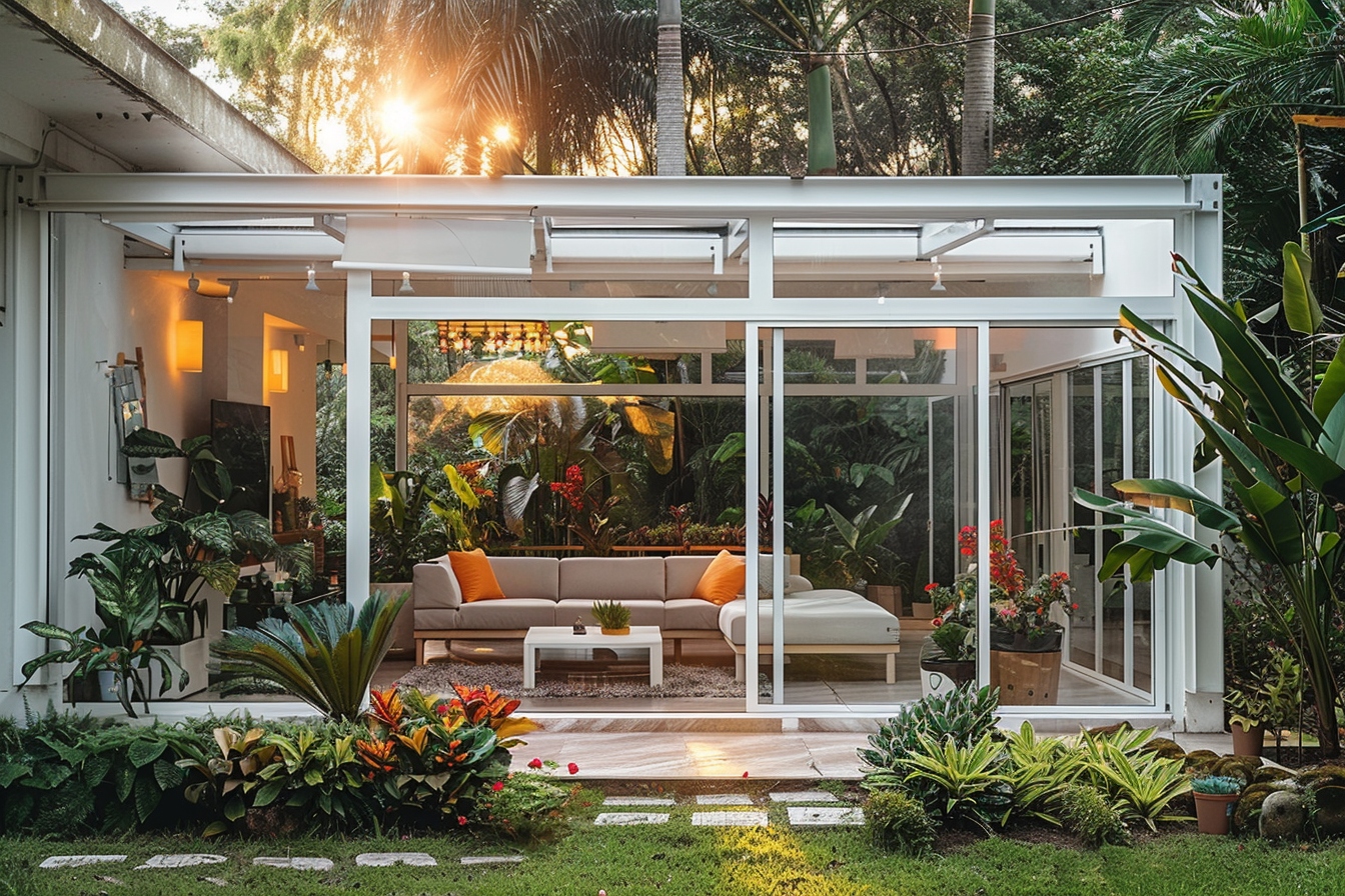 Veranda en kit bricoman