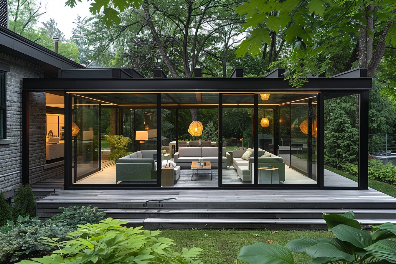 Veranda rideau.