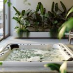 Aménagement véranda avec spa