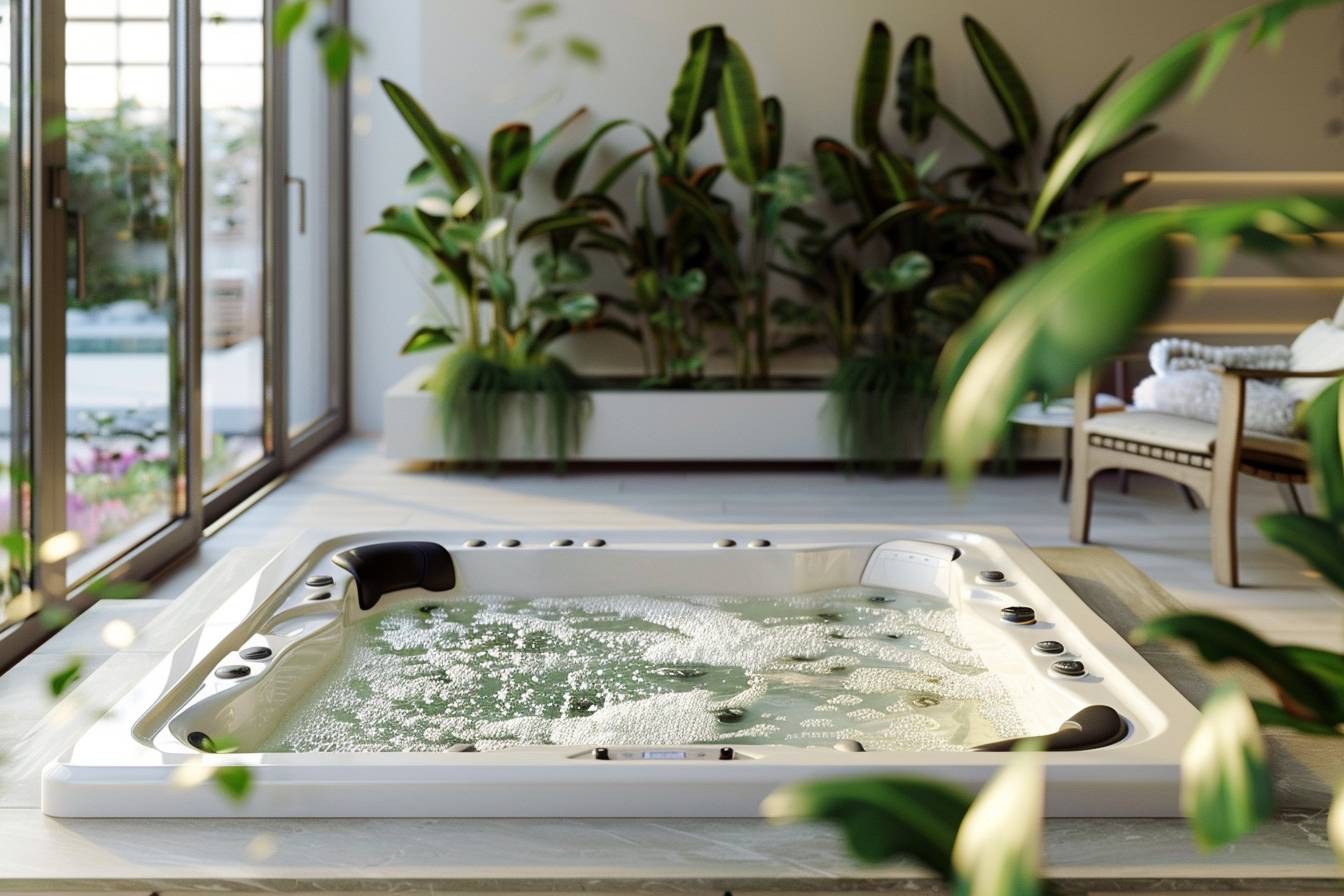 Aménagement véranda avec spa
