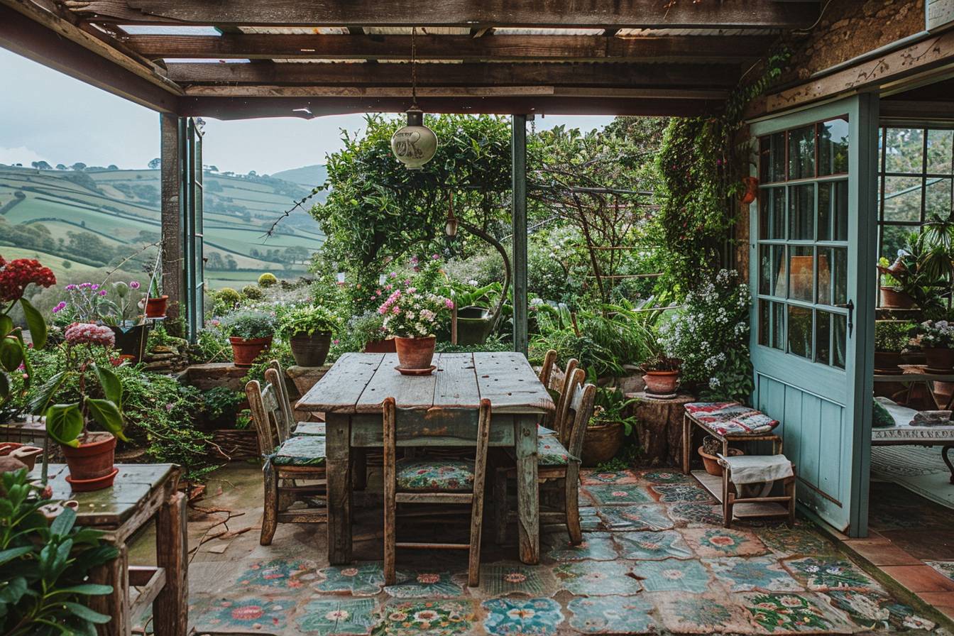 Déco véranda campagne