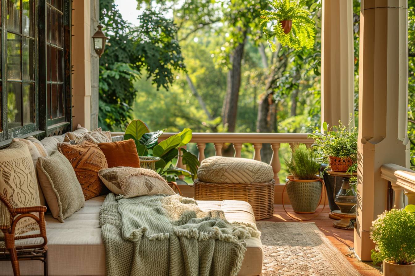Déco véranda cosy