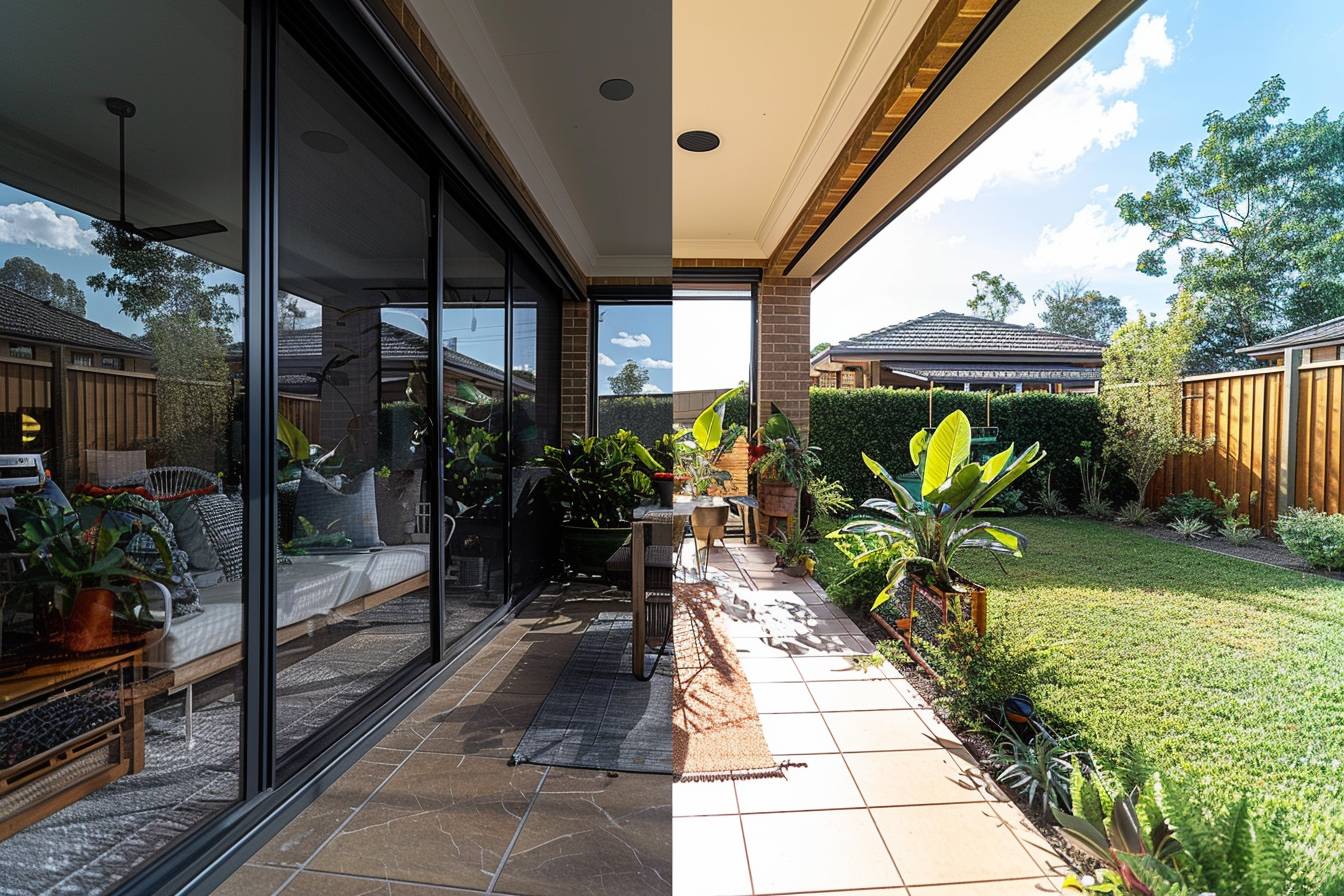 Rénovation véranda avant / après