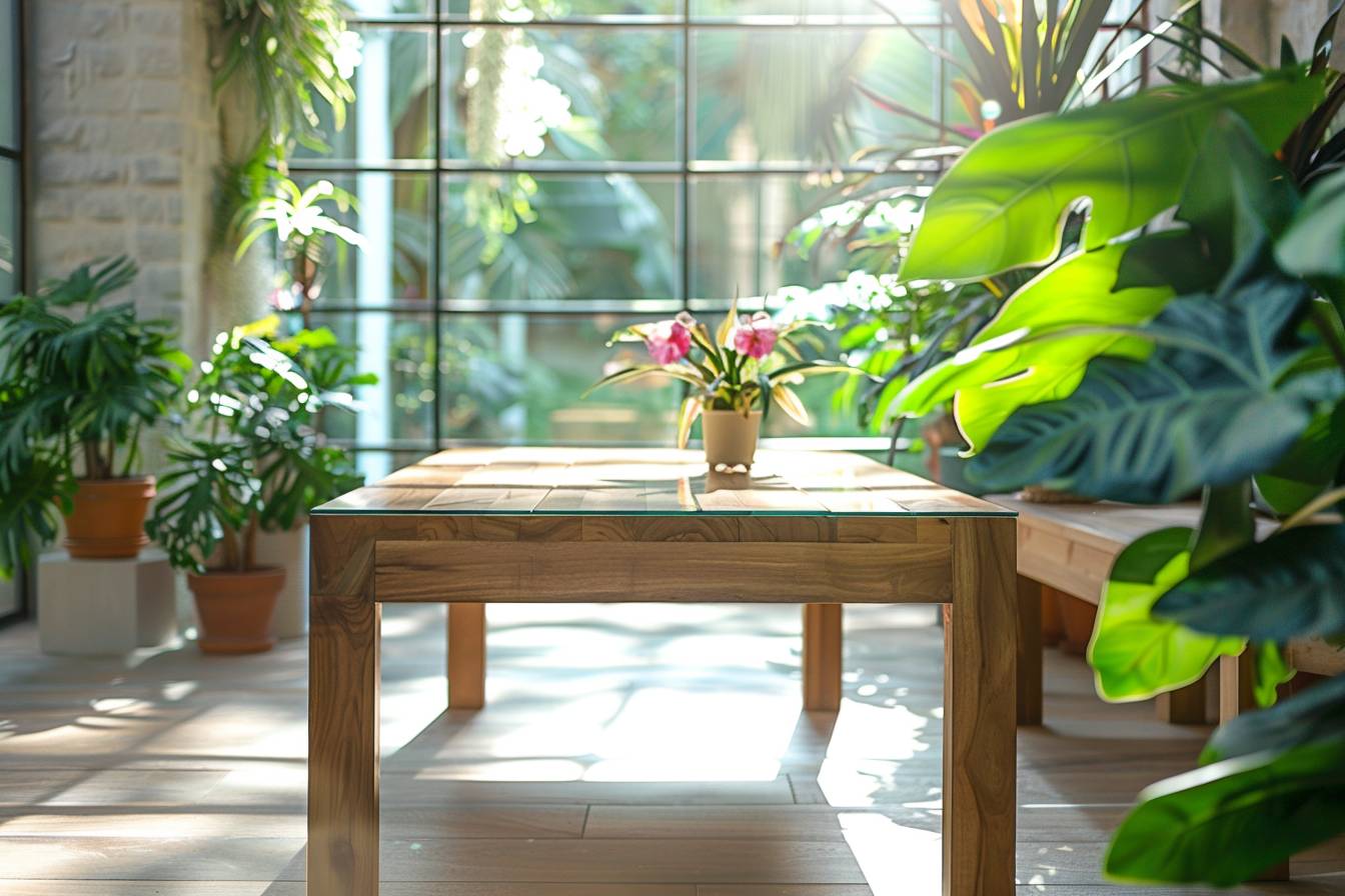 Table pour veranda intérieur