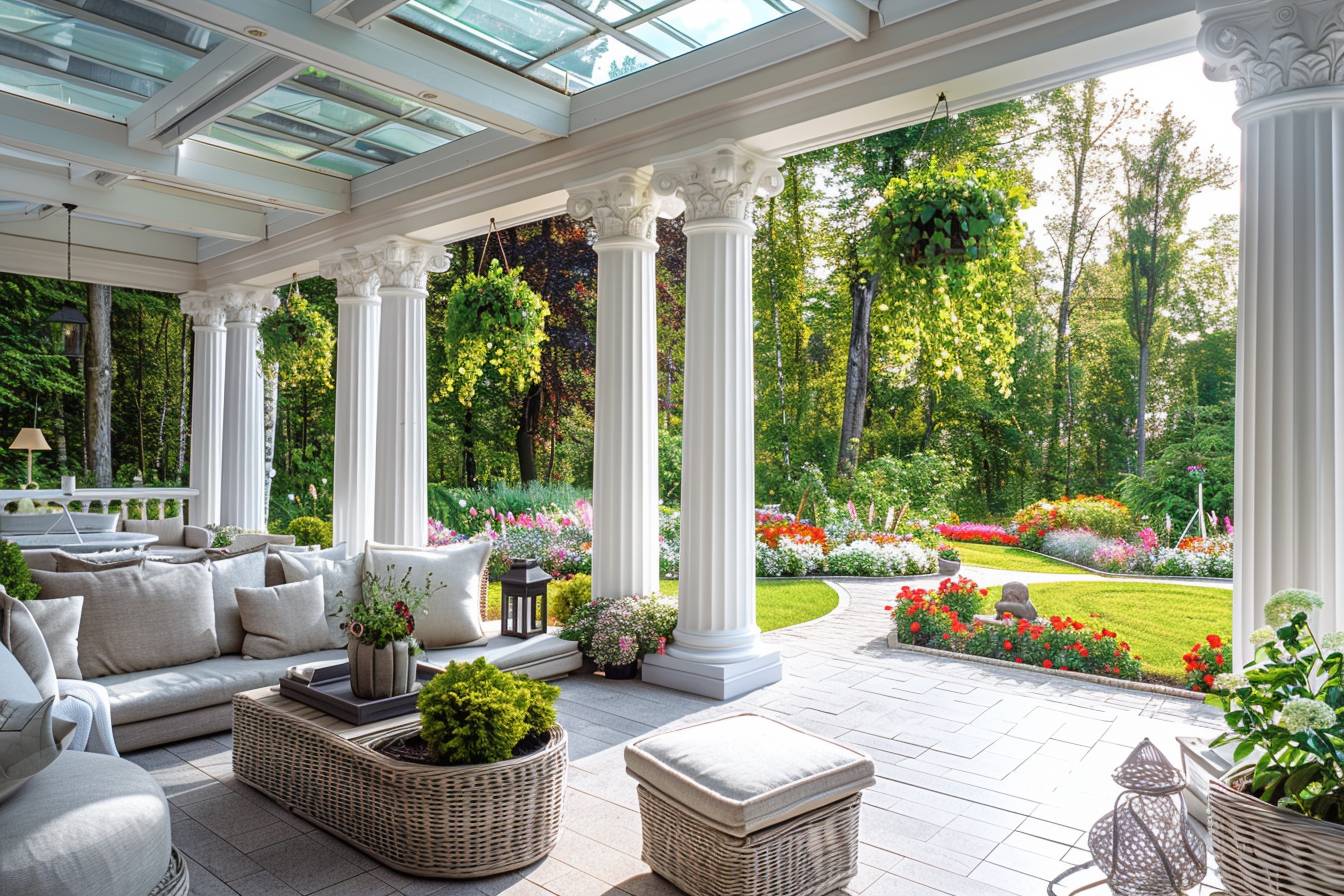 Veranda devant maison