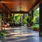 Veranda rideau.