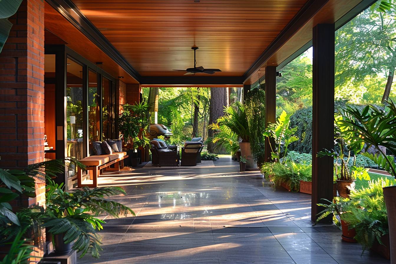 Veranda rideau.